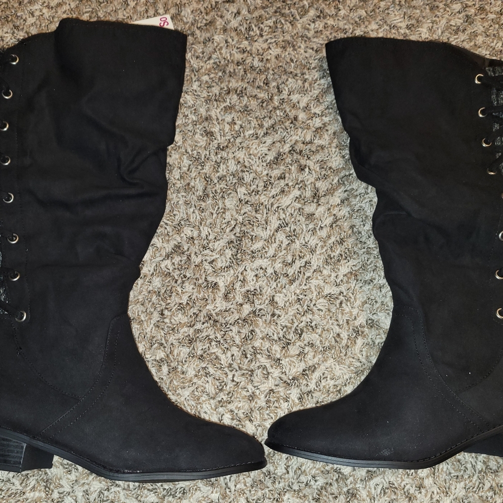 SO Womens Black Boots NEW Size 9 Wide
